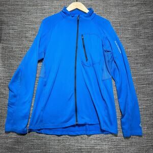 Salomon Jacket Women's XL Blue Full Zip Acti Therm Athletic Running